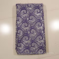 Purple Embroidery Handcut Lace , 130 -135cm Width